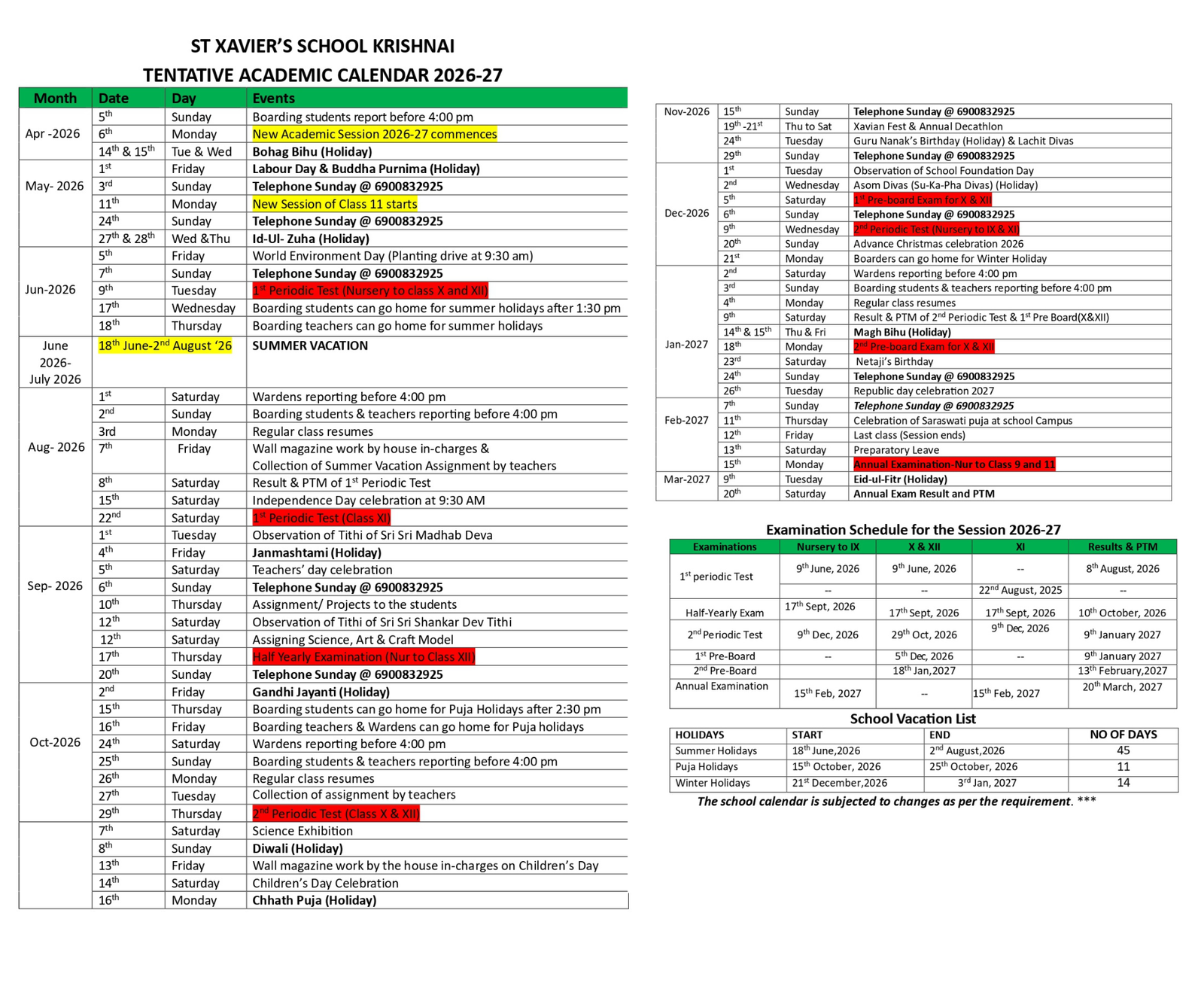 calender